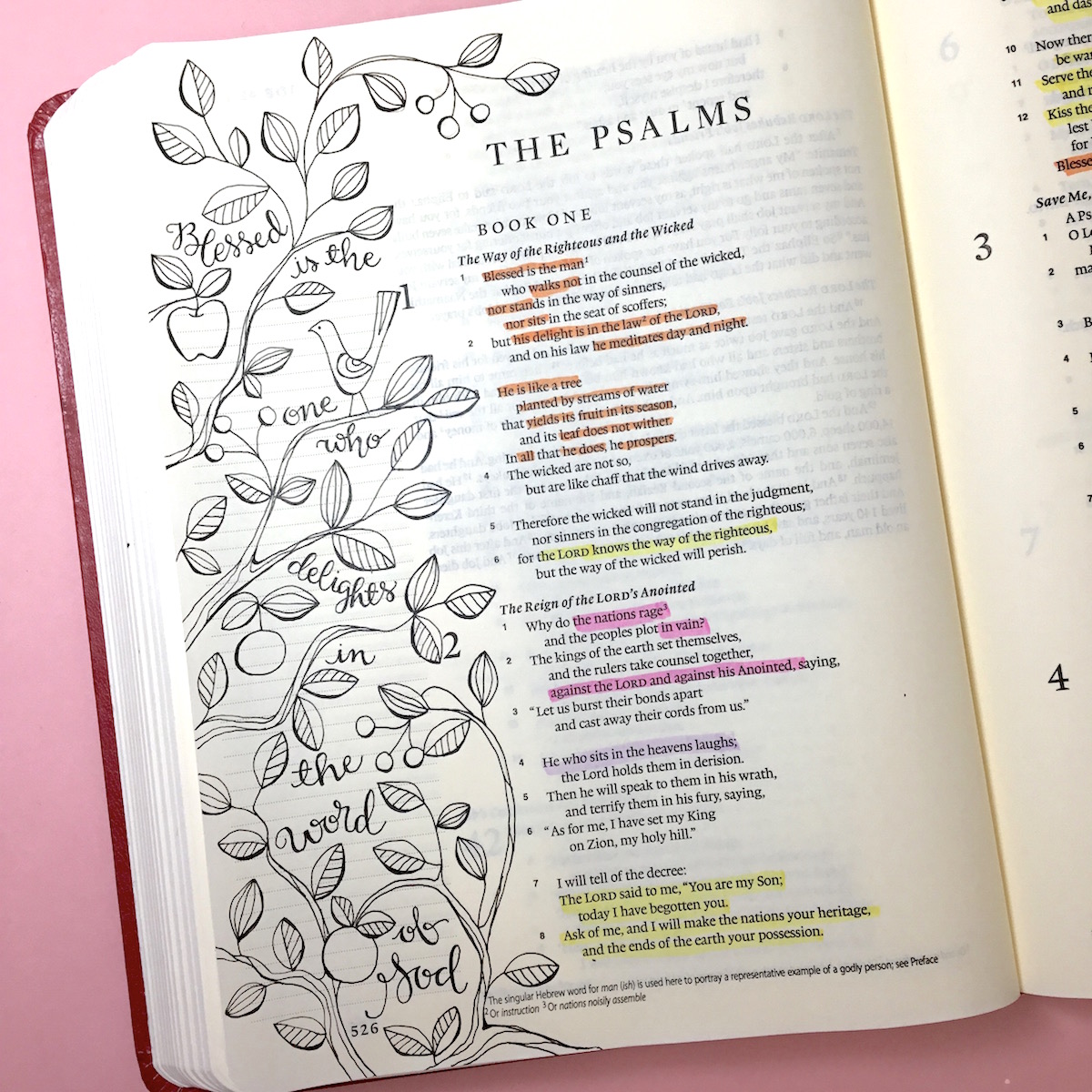 Psalm Bible Journaling