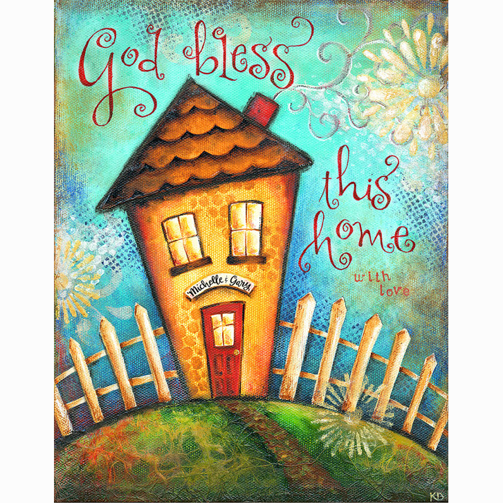 Personalized House Blessing Art Print