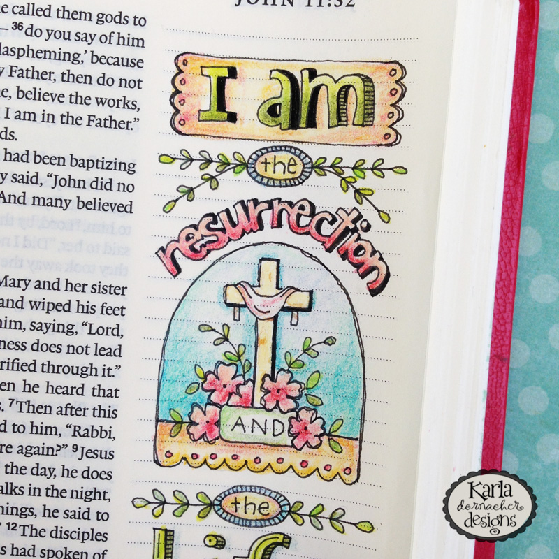 easter full color printable bible journaling bookmarks